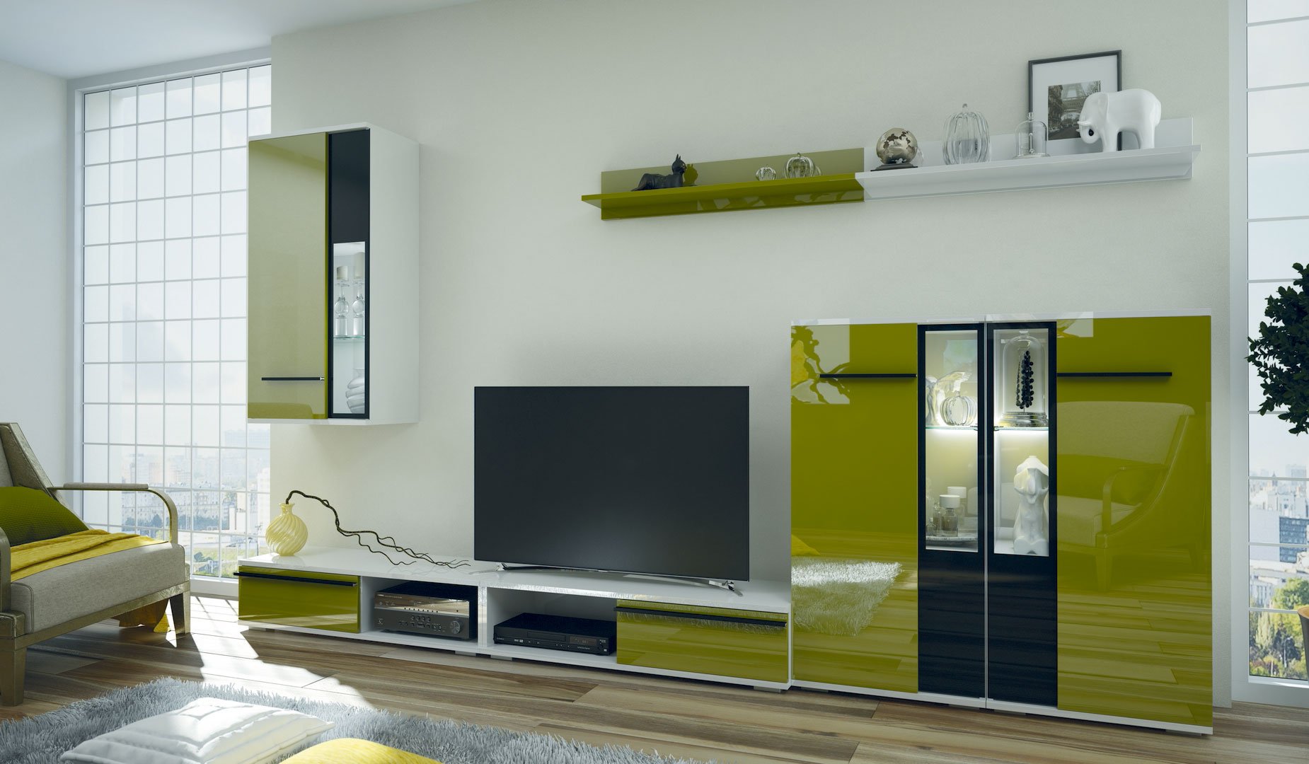 Стенка BLANCHE (артикул 814)